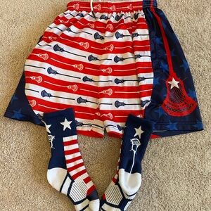 Patriotic Kids Shorts and Socks Set